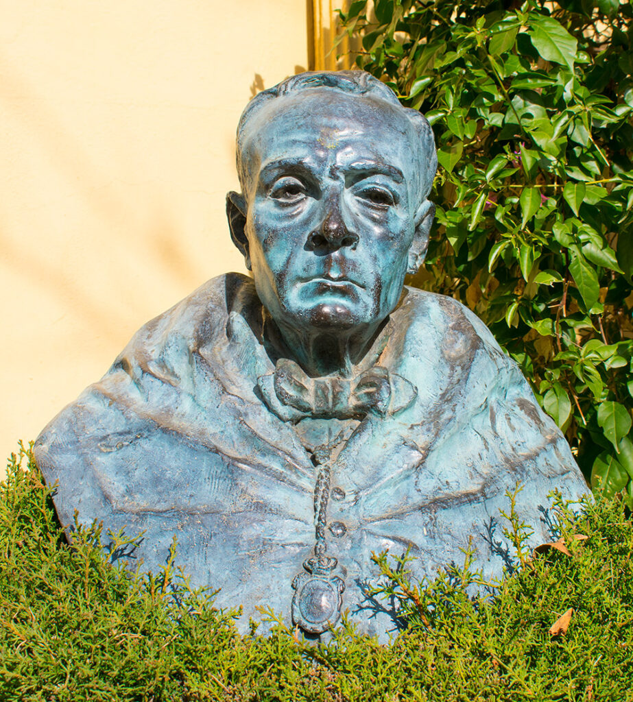 Busto de Mariano del Amo, por José Navas Parejo